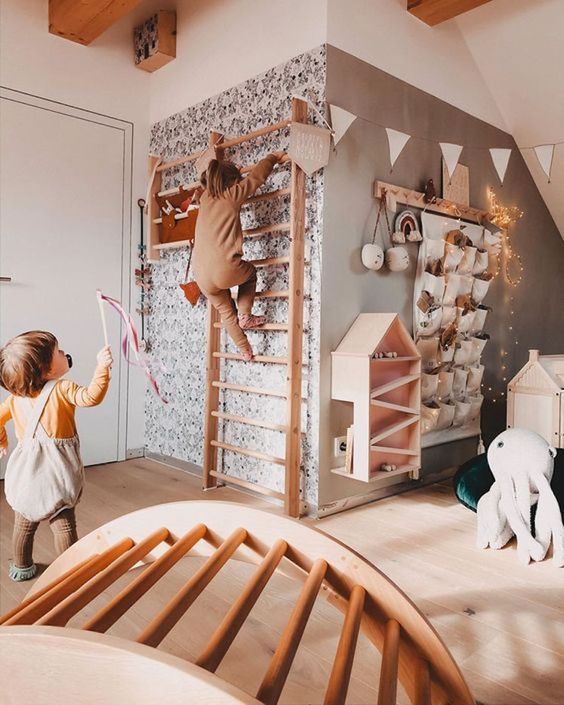 Une échelle dans la chambre de mon enfant