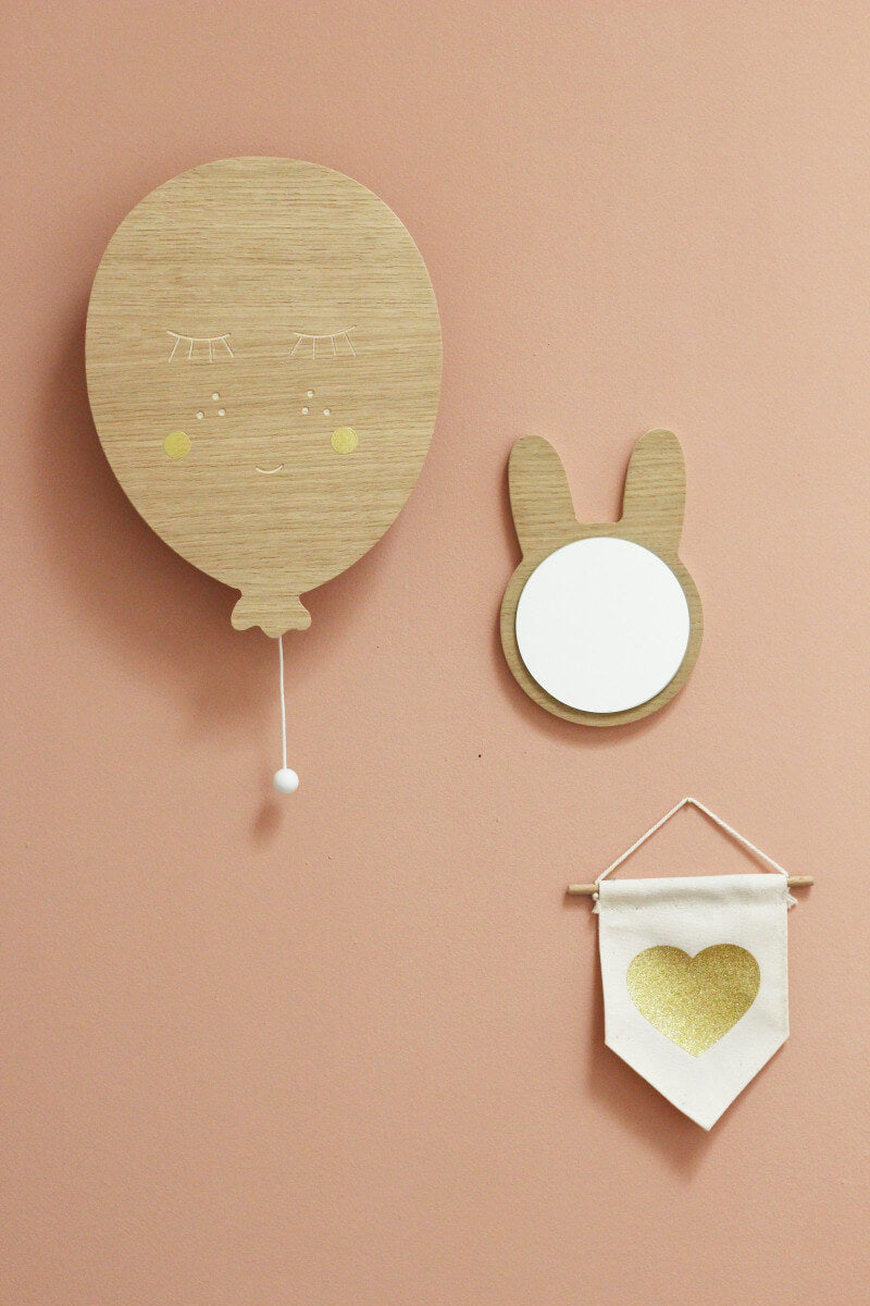 Cadeau de naissance en bois - boite à musique ballon - APRIL ELEVEN