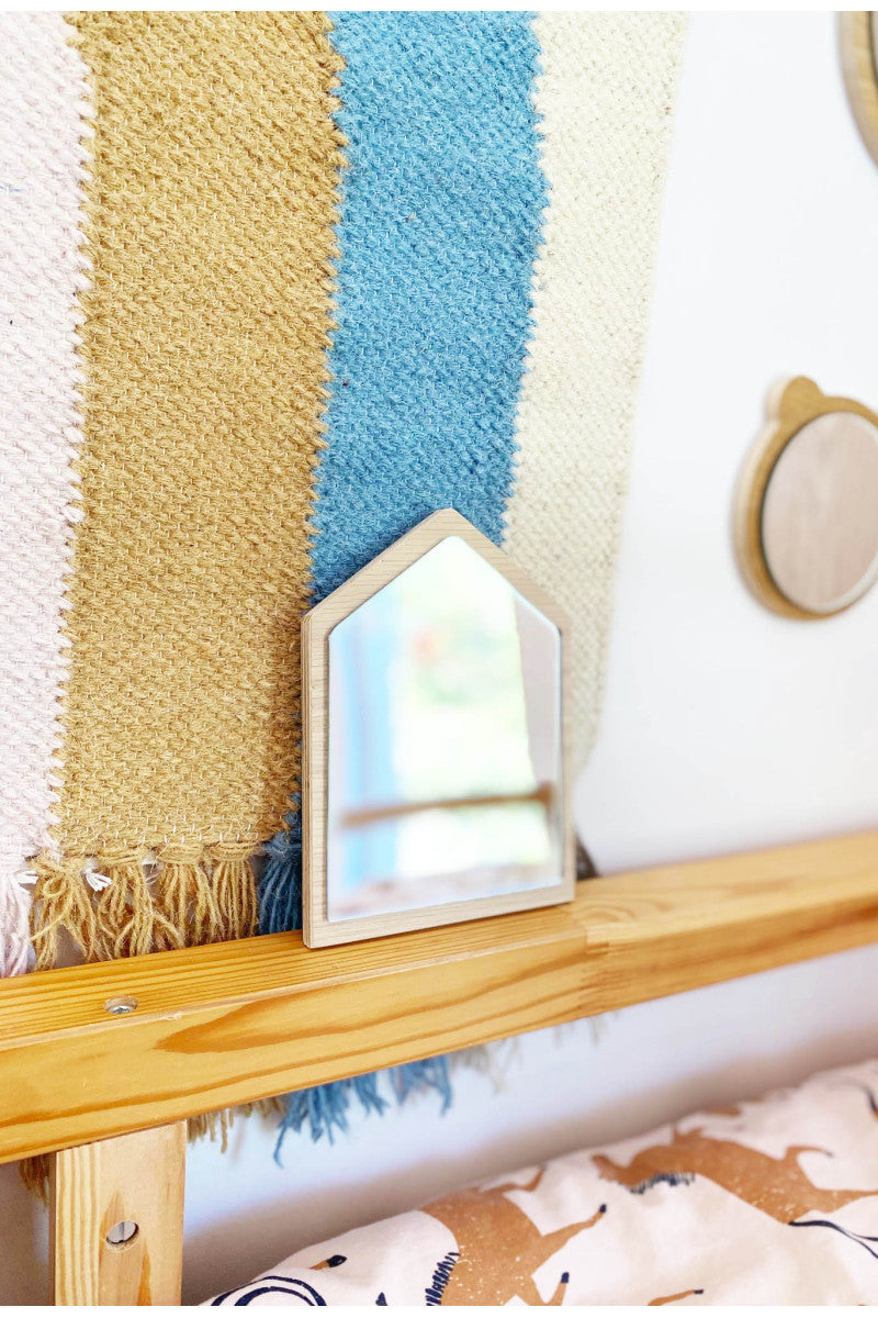 Mini miroir maison aimanté en bois collab Ferflex® - APRIL ELEVEN