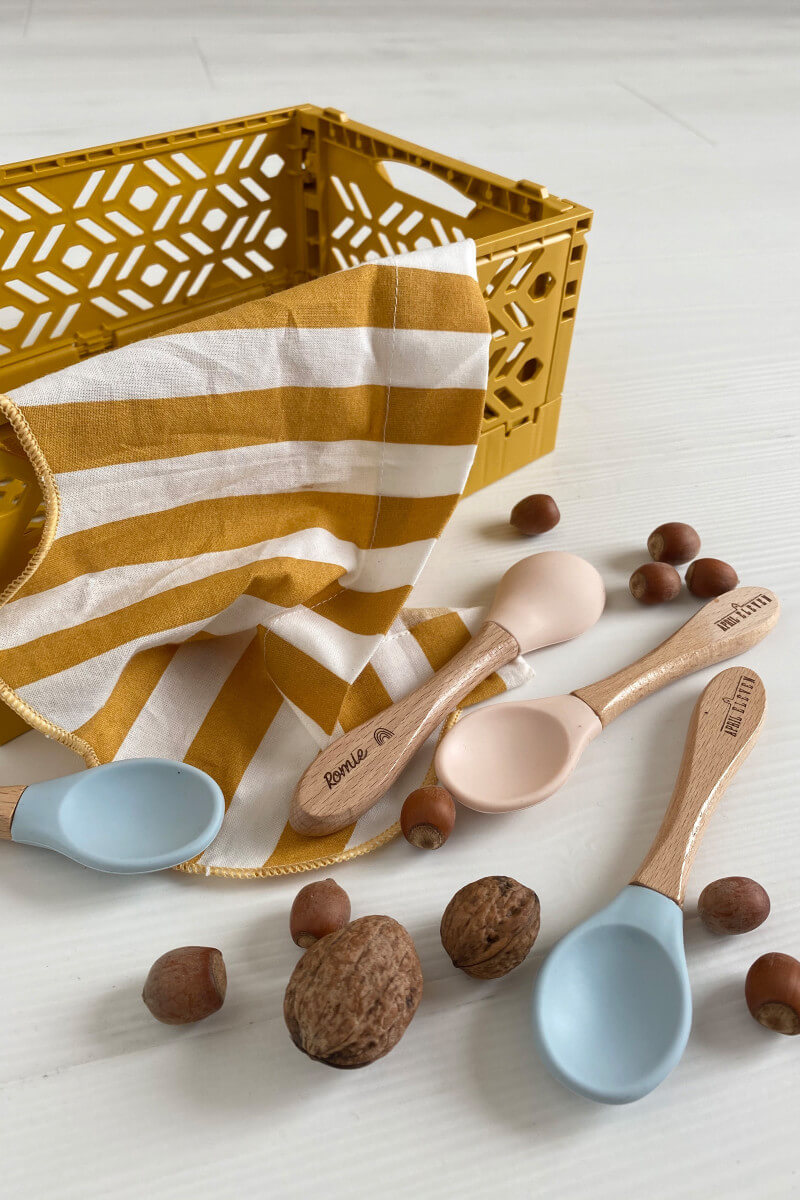 Wooden baby clearance utensils