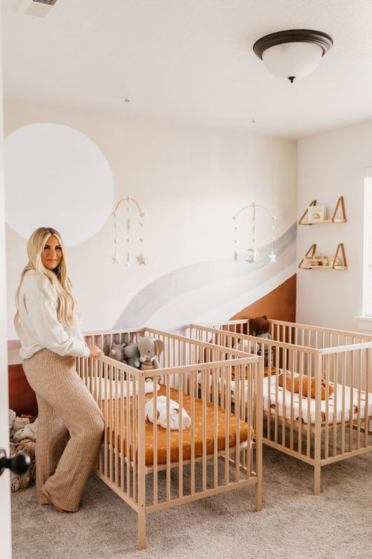 Inspiration déco pour une chambre de jumeaux