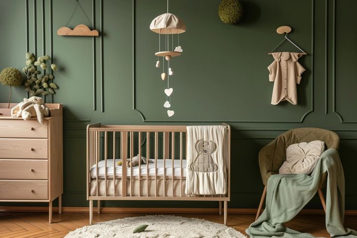 3 couleurs pour la déco d'une chambre de bébé garçon