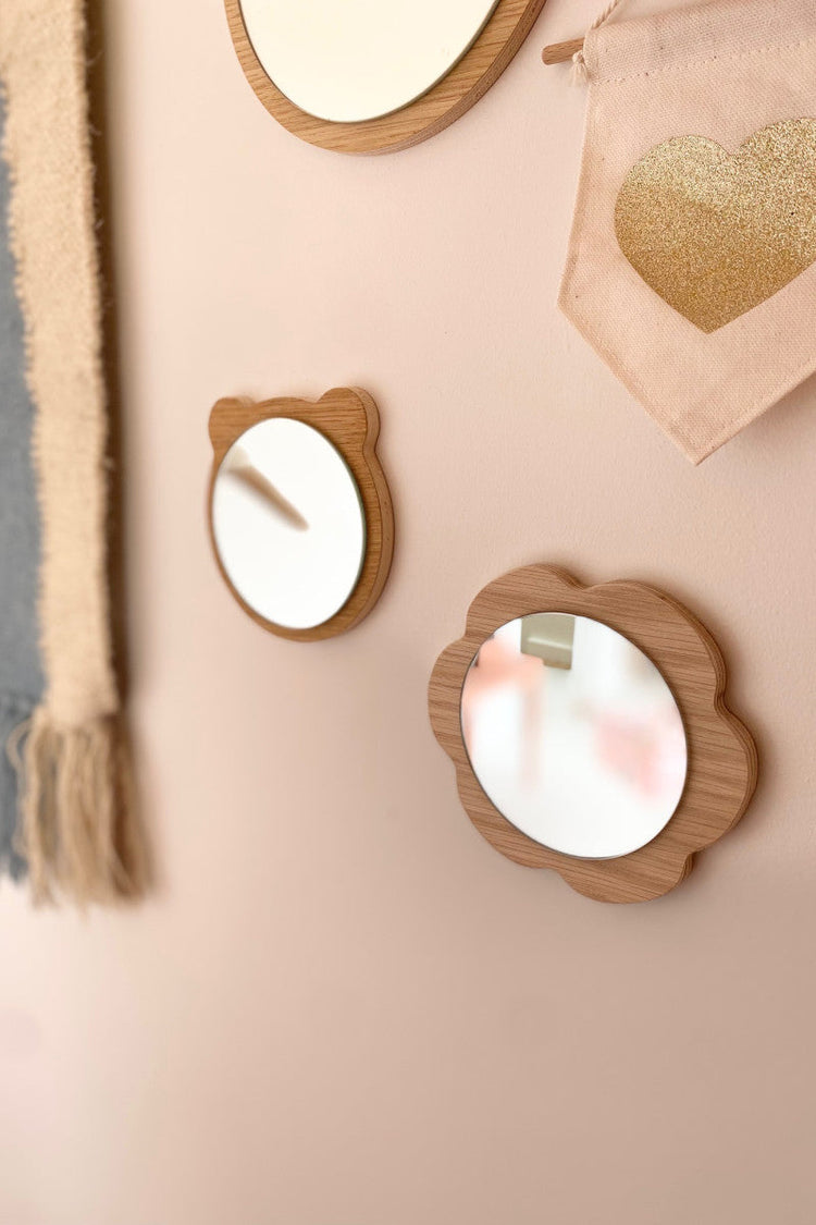 Miroir enfant en bois personnalisé | Déco chambre bébé - April Eleven Miroir enfant en bois personnalisé | Déco chambre bébé - April Eleven