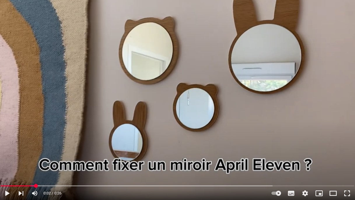 Charger la vidéo : Comment fixer un miroir april eleven