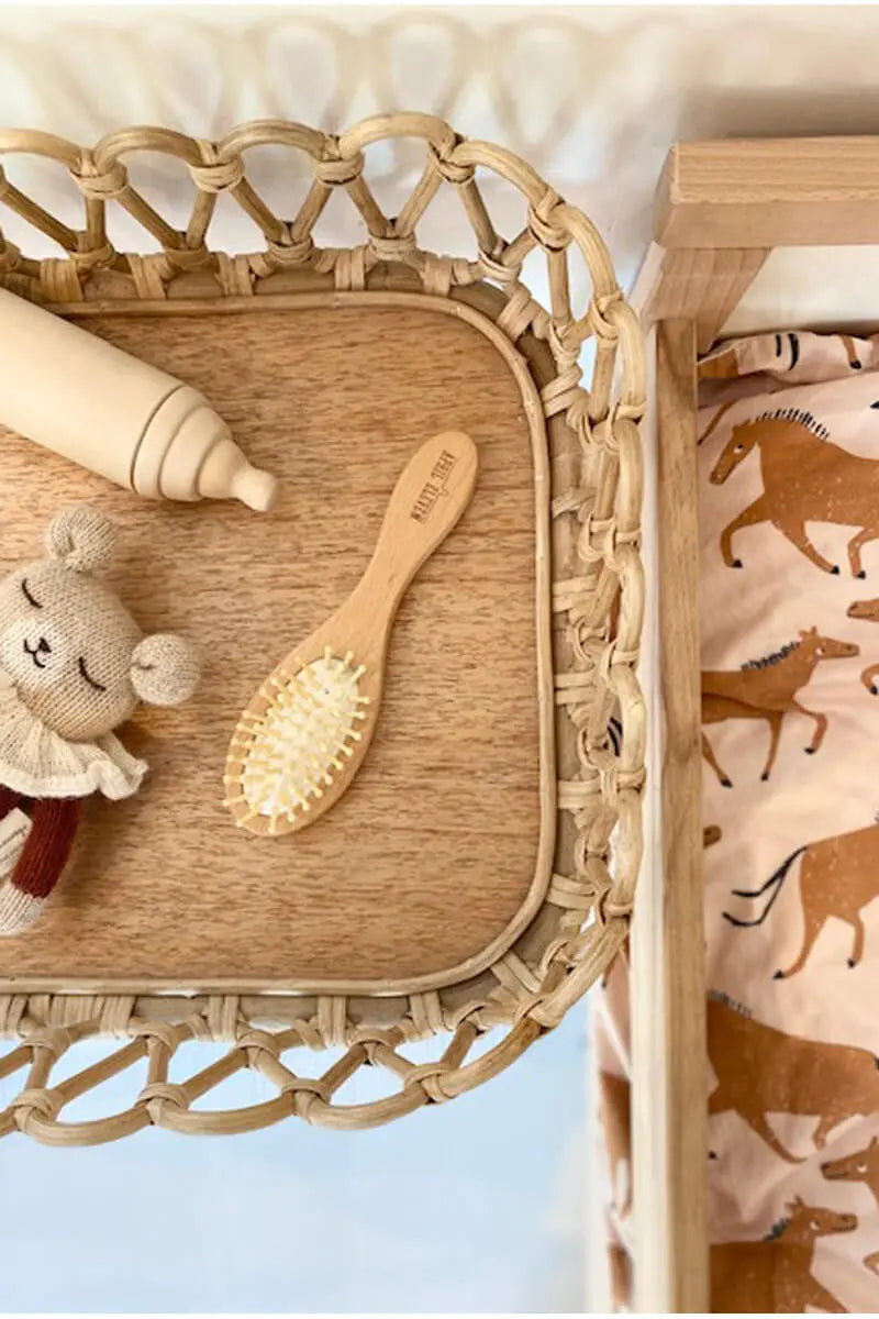 Brosse enfant personnalisée en bois Ma boutique