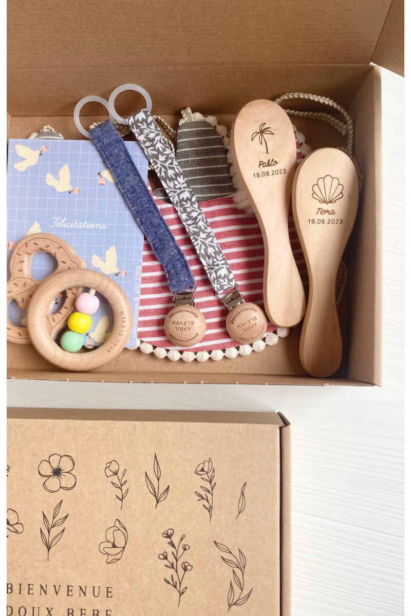 Coffret cadeau naissance jumeaux - APRIL ELEVEN