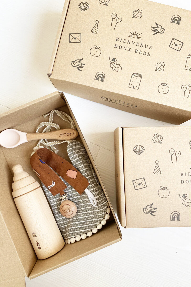 Coffret cadeau de naissance bébé 6 mois Ma boutique