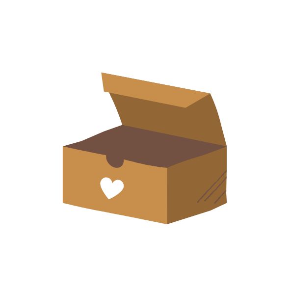 Dessin carton emballage soigné