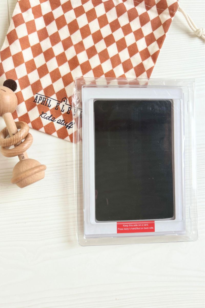 Baby footprint ink pad