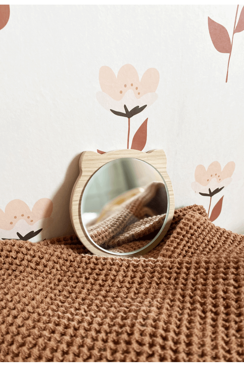 Miroir ours en bois Ma boutique