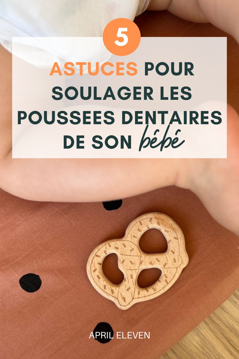 anneau pour bébé en bois dents sensibles