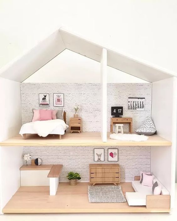 diy minimalist doll house