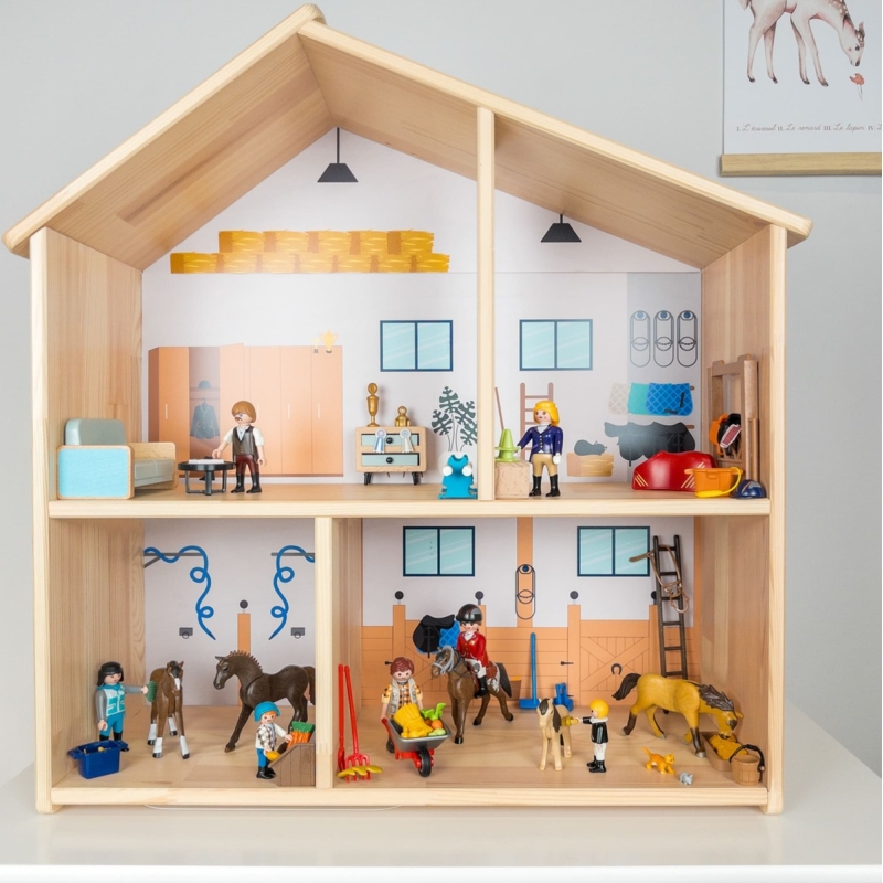  Playmobil stables doll house